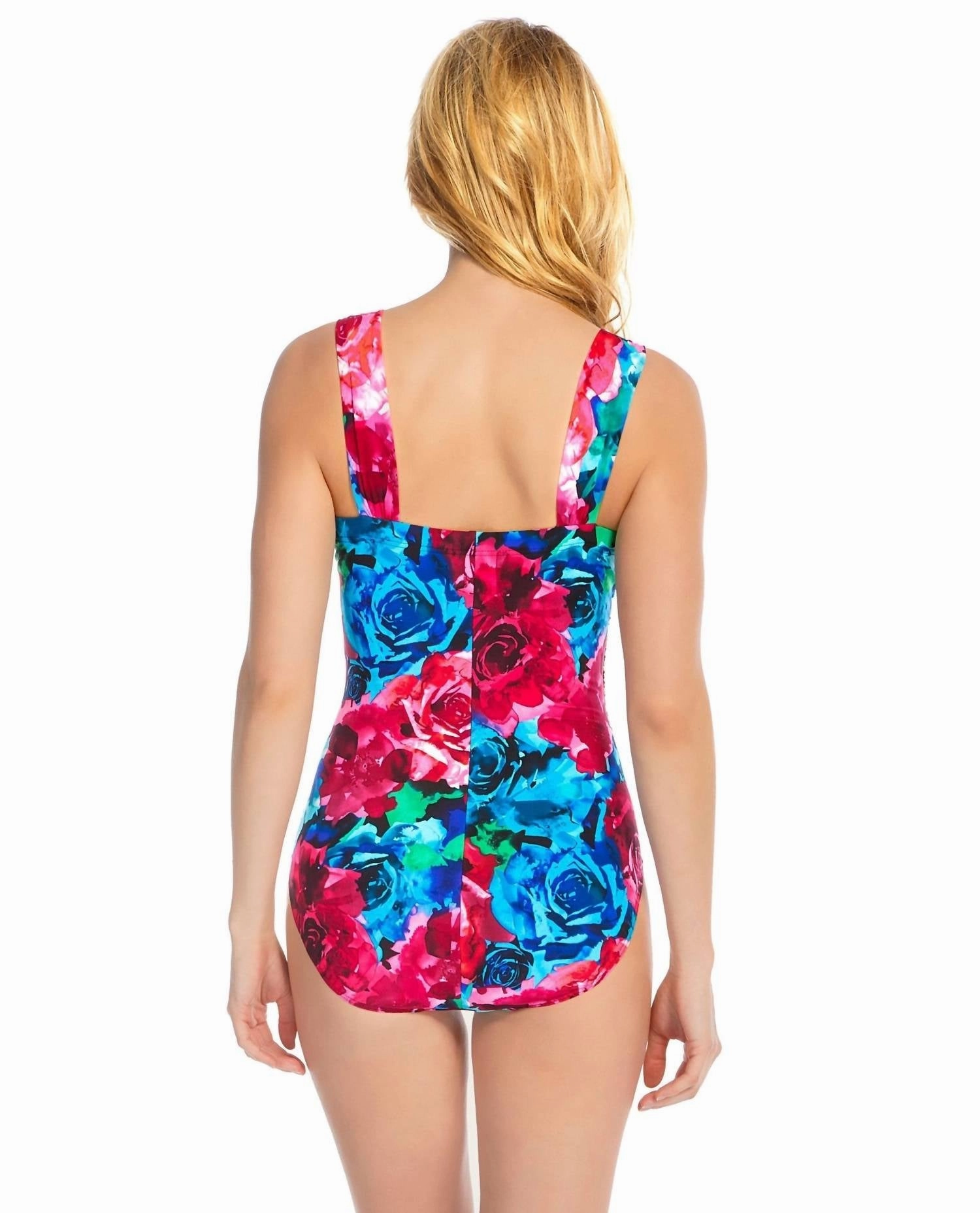 Saxon Underwire One Piece Swimsuit In Rose