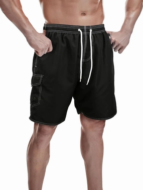 Scotamalone Mens Swim Trunks Swimming Shorts Swimwear Bathing Suits Quick Dry 7 Inch with Mesh Lining