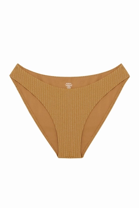 Seychelles Bottom - Antique Gold Lurex Rib