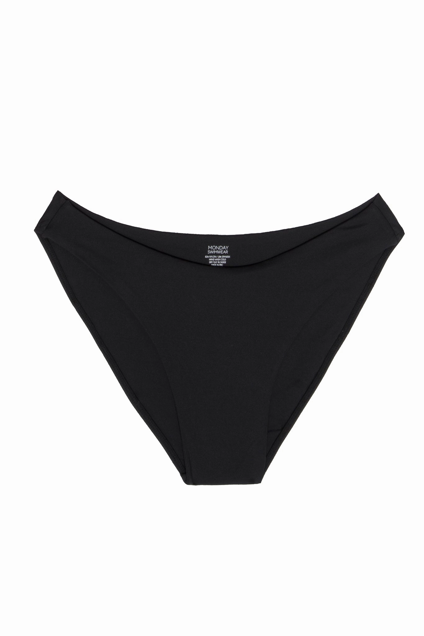 Seychelles Bottom - Black (Modest Coverage)