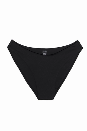 Seychelles Bottom - Black (Modest Coverage)