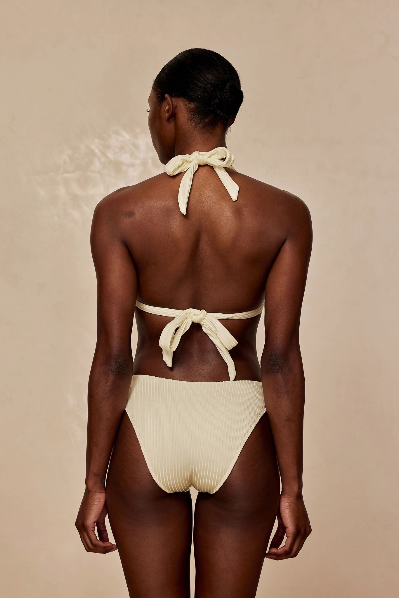 Seychelles Bottom - Ivory Shiny Rib