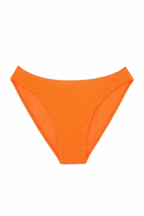 Seychelles Bottom - Tangerine Crinkle (Modest Coverage)