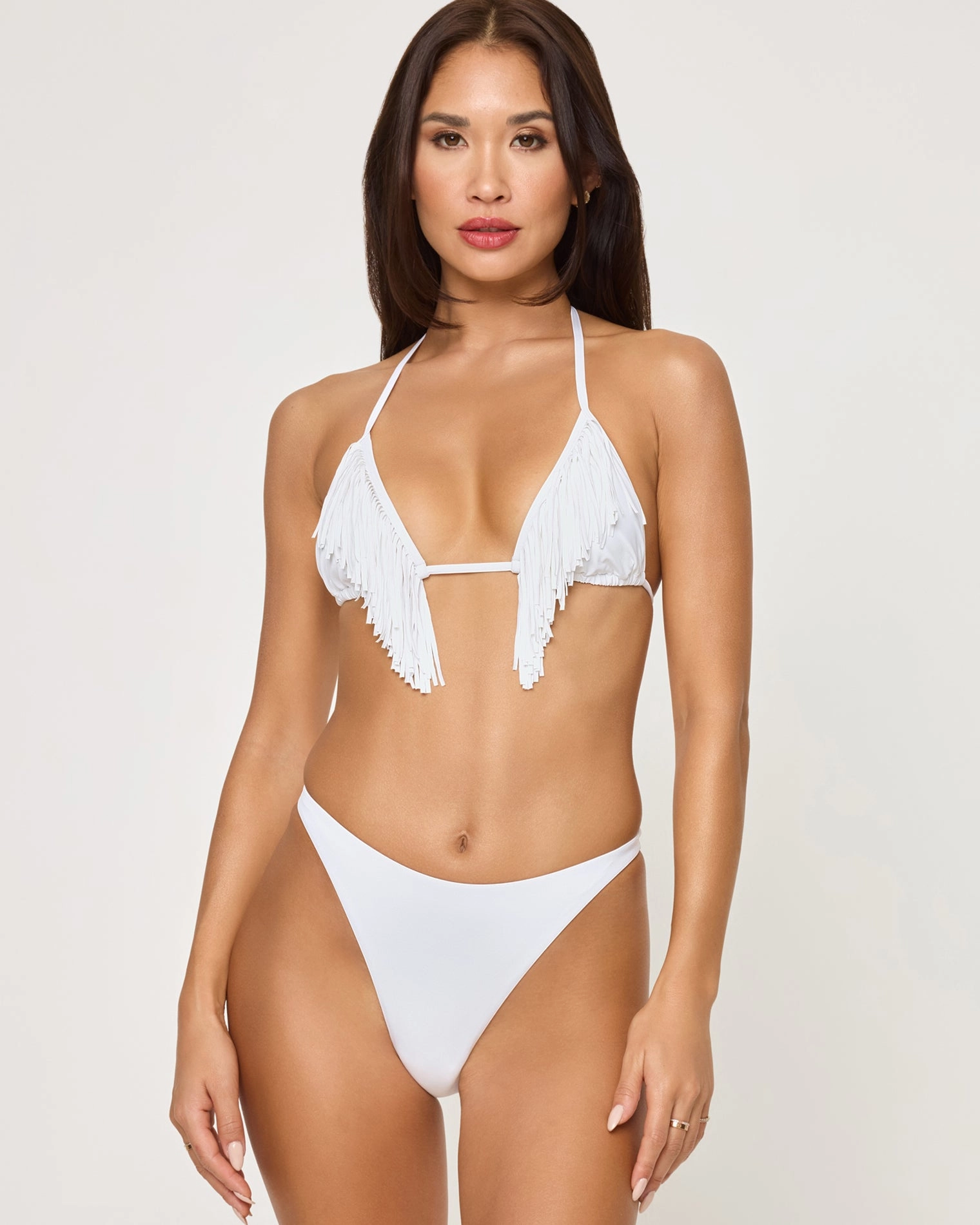 Sienna Bikini Top - White