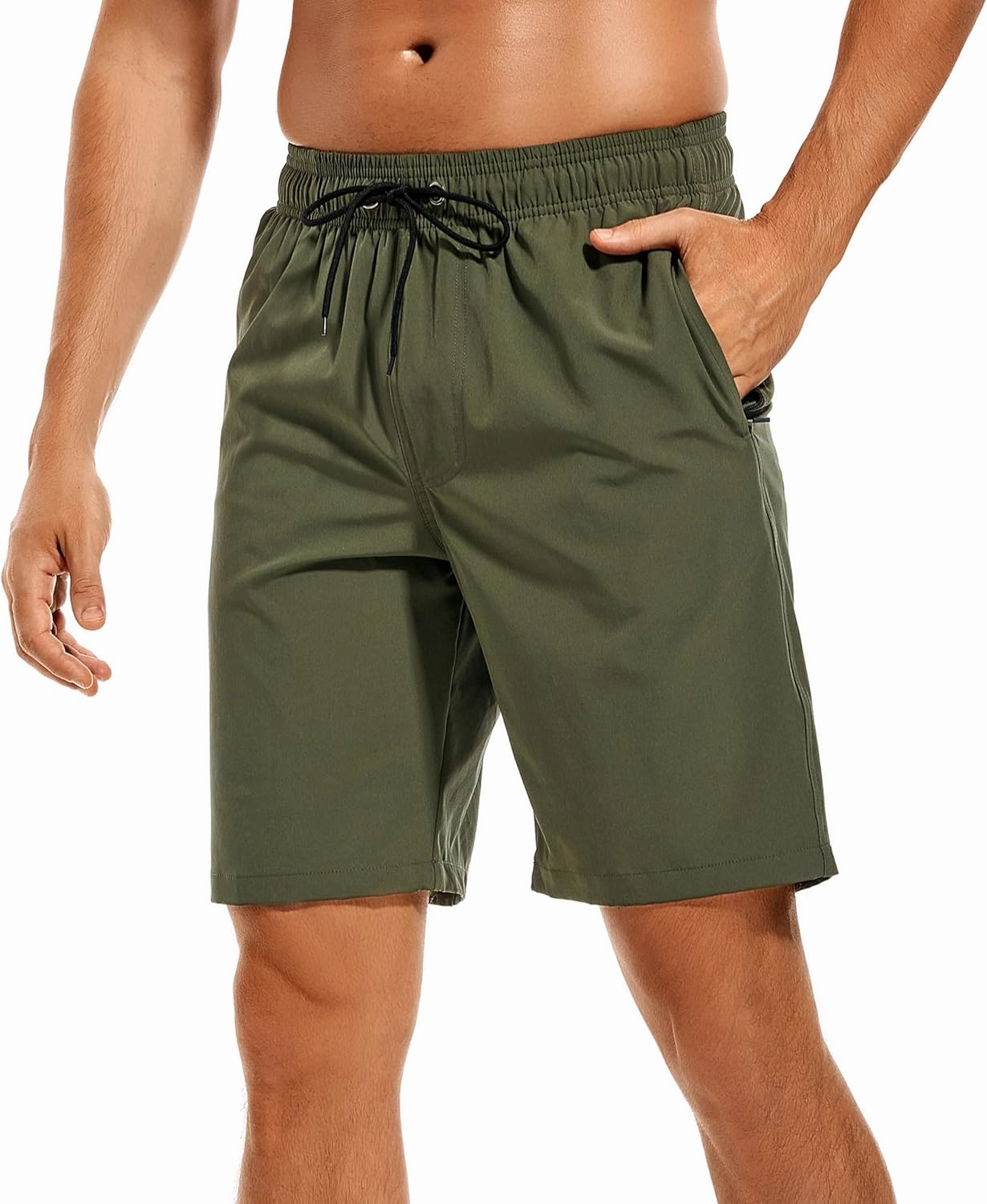 SILKWORLD Mens Swimming Shorts Quick Dry Beach Trunks Swimwear with Mesh Lining