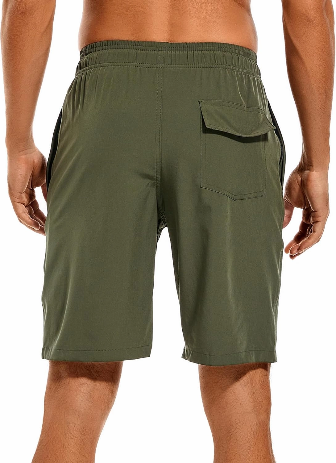 SILKWORLD Mens Swimming Shorts Quick Dry Beach Trunks Swimwear with Mesh Lining
