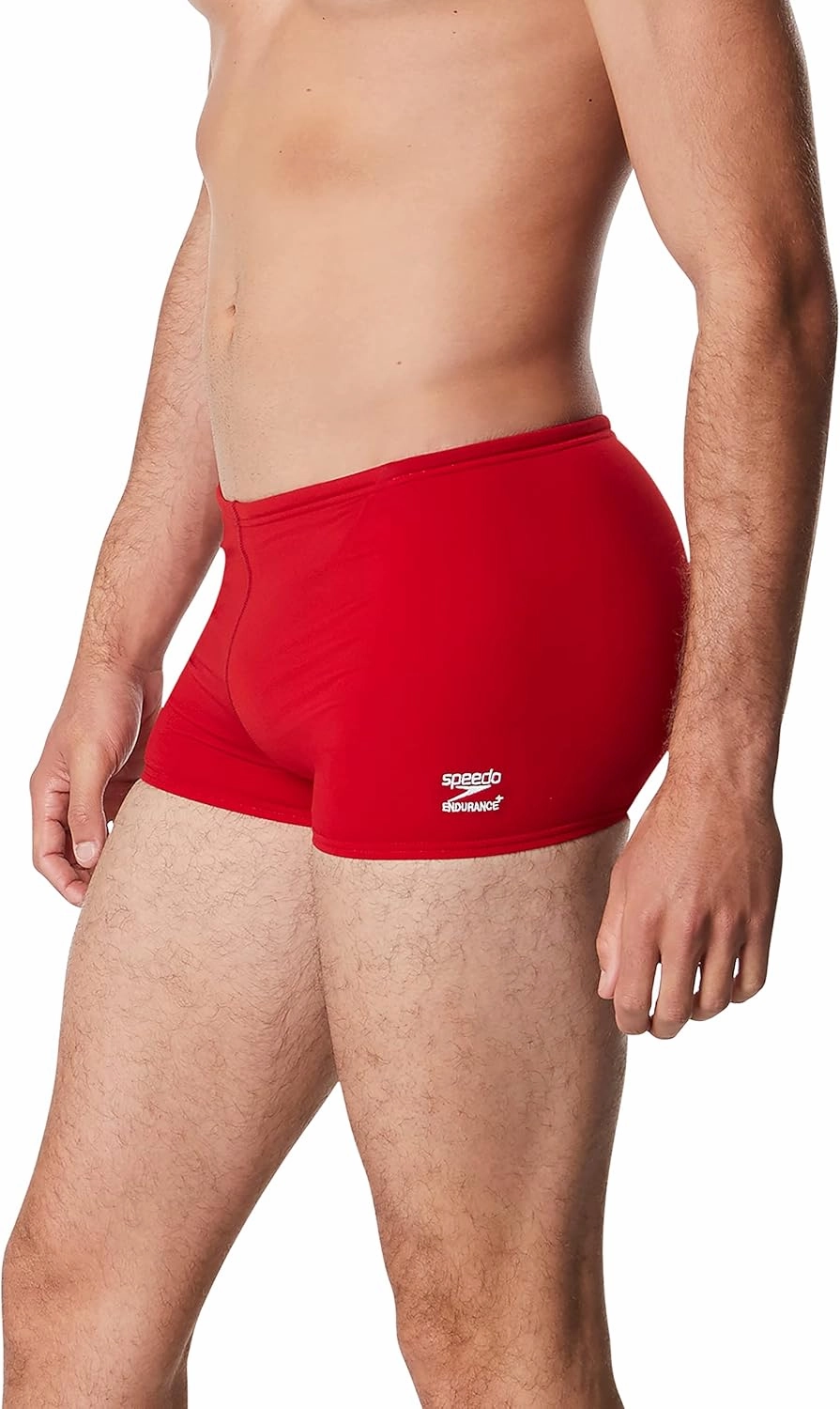 Speedo Men's Swimsuit Square Leg Endurance  Solid