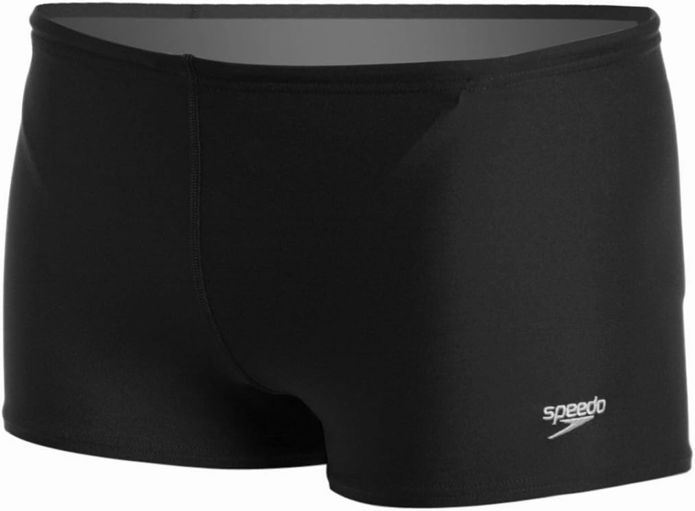 Speedo Men's Swimsuit Square Leg Endurance  Solid