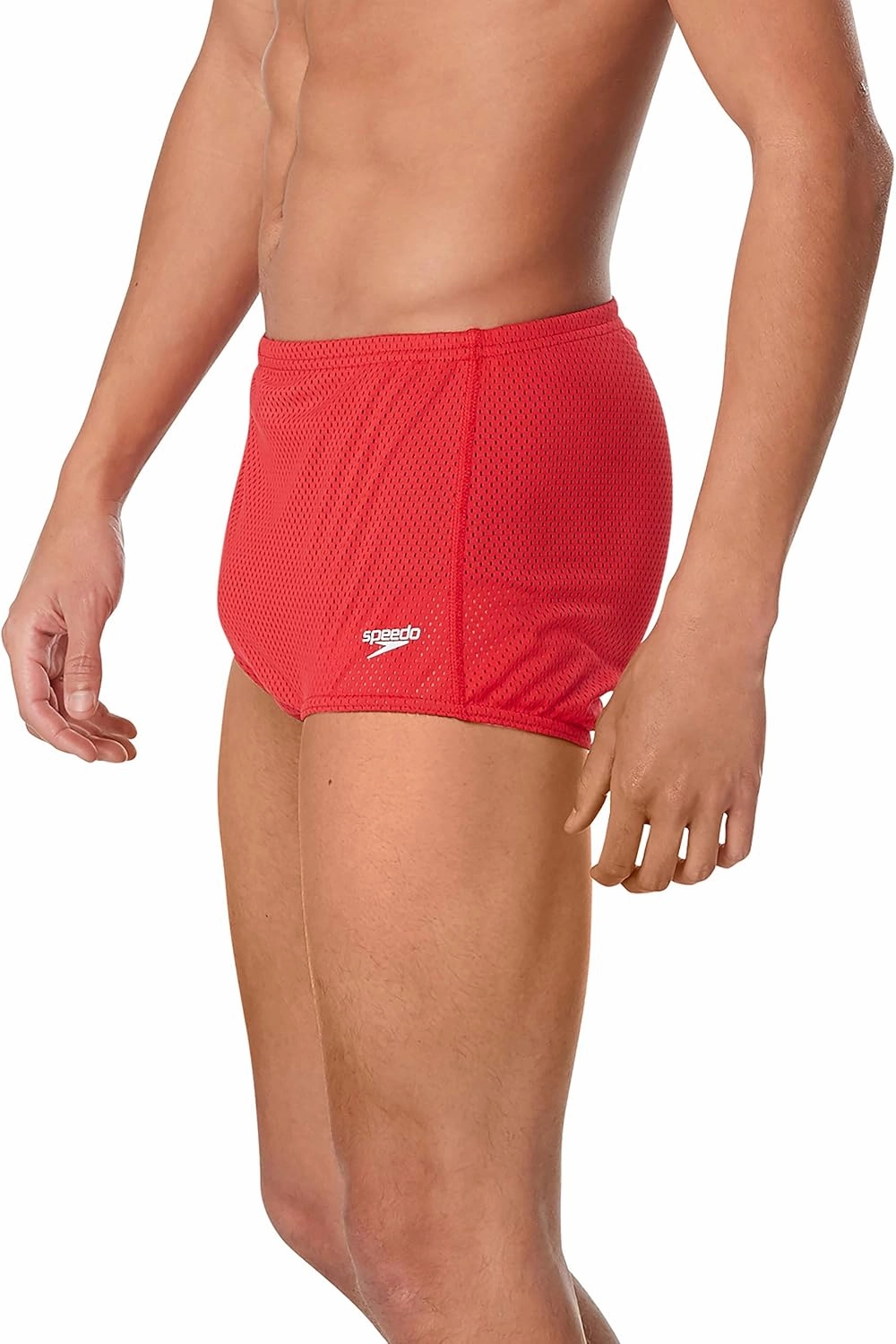 Speedo Men's Swimsuit Square Leg Poly Mesh Training Suit