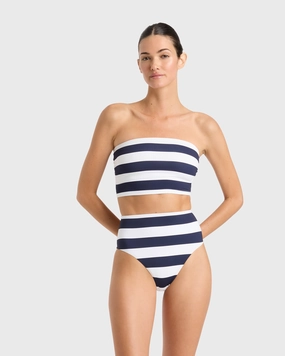 Stella Bikini Top - Navy Stripe (Embodee)