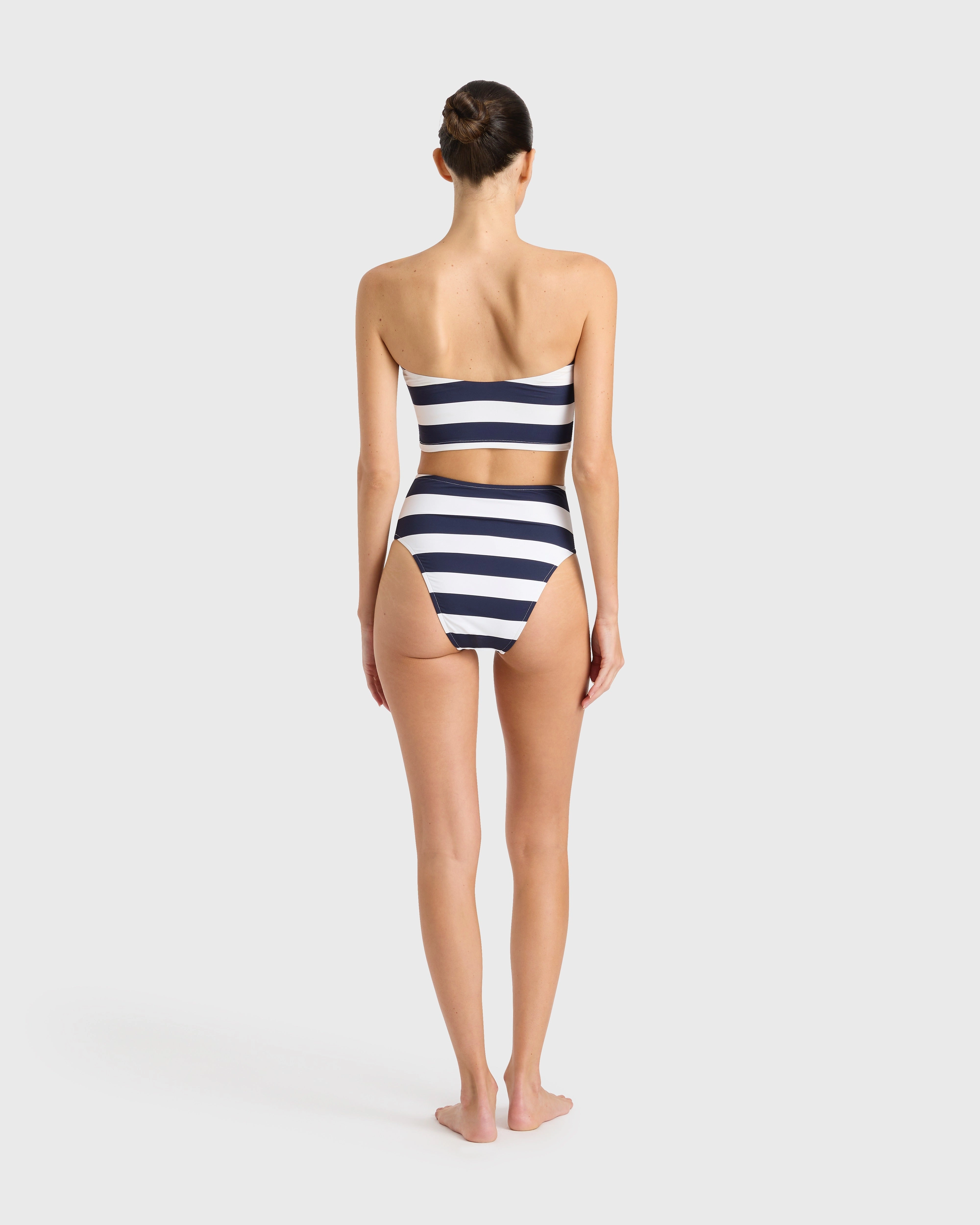 Stella Bikini Top - Navy Stripe (Embodee)