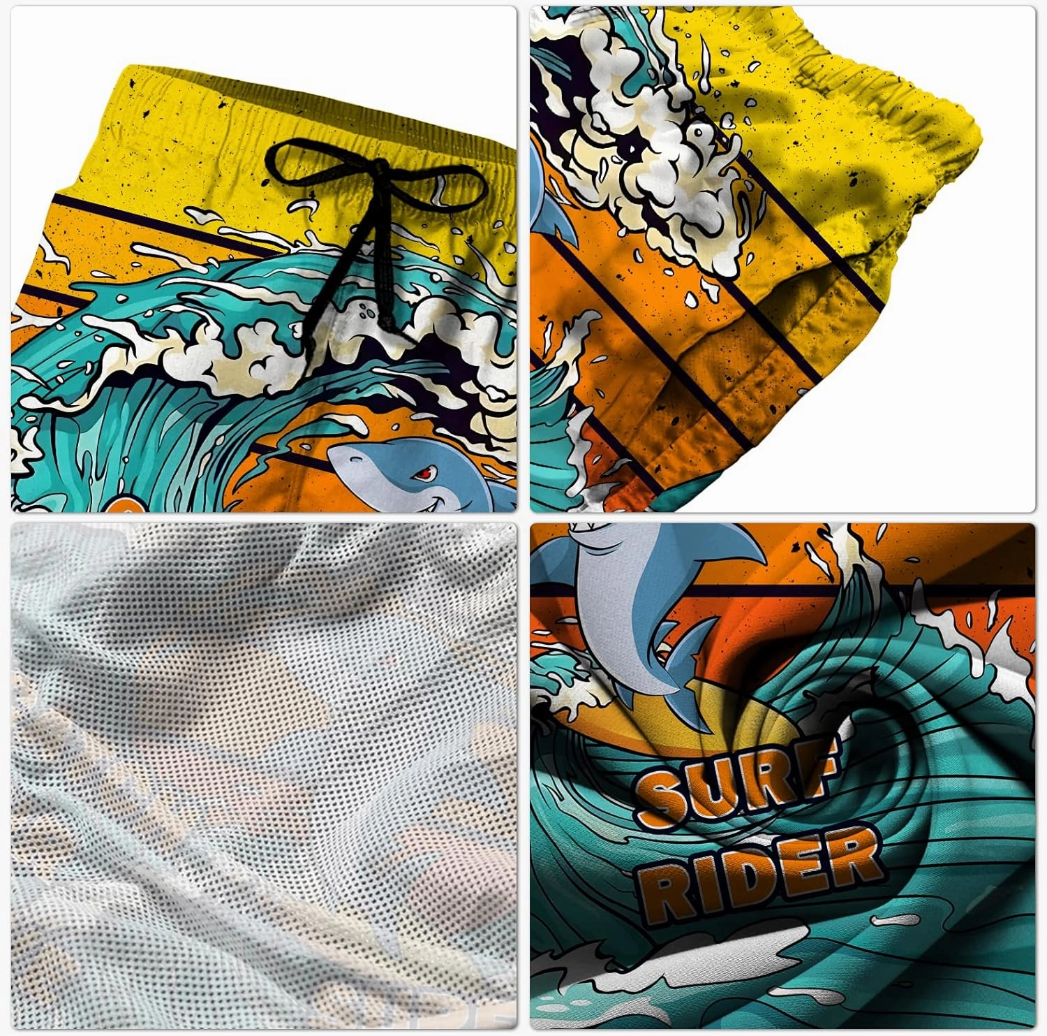 Stop Looking at My Cock Men's Swim Trunks, Funny Quick Dry Beach Board Shorts with Mesh Lining and Pockets