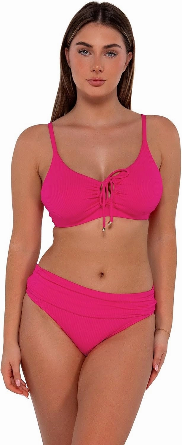 Sunsets Women's Standard Unforgettable Shirred Band Bikini Bottom Swimsuit