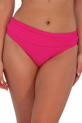 Sunsets Women's Standard Unforgettable Shirred Band Bikini Bottom Swimsuit