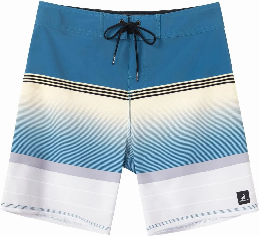 SURF CUZ Men's Board Short Beach Short 4-Way Stretch Swim Short