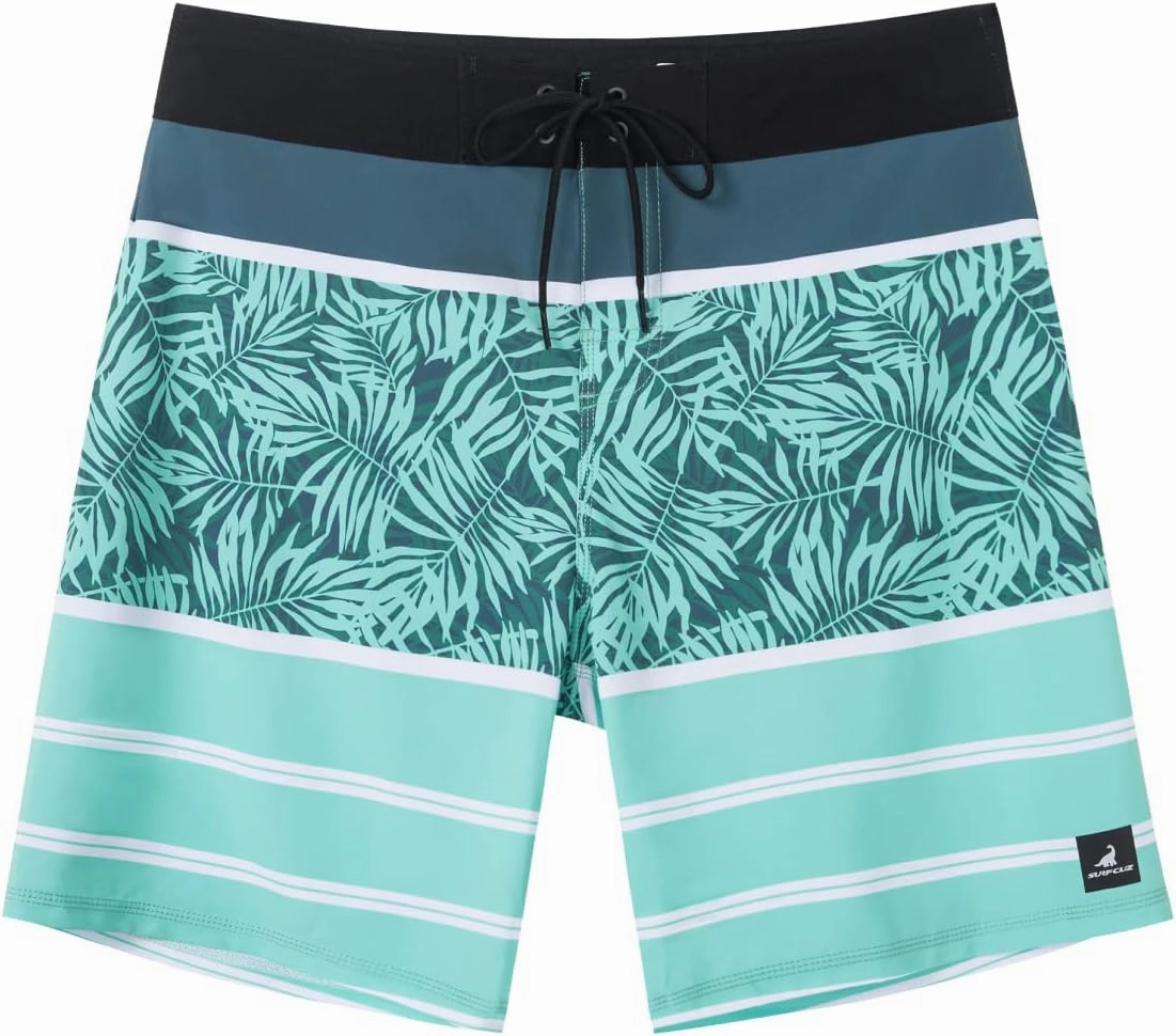 SURF CUZ Men's Board Short Beach Short 4-Way Stretch Swim Short