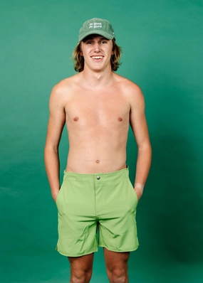 Sweet Pea Green | Men's Boardies