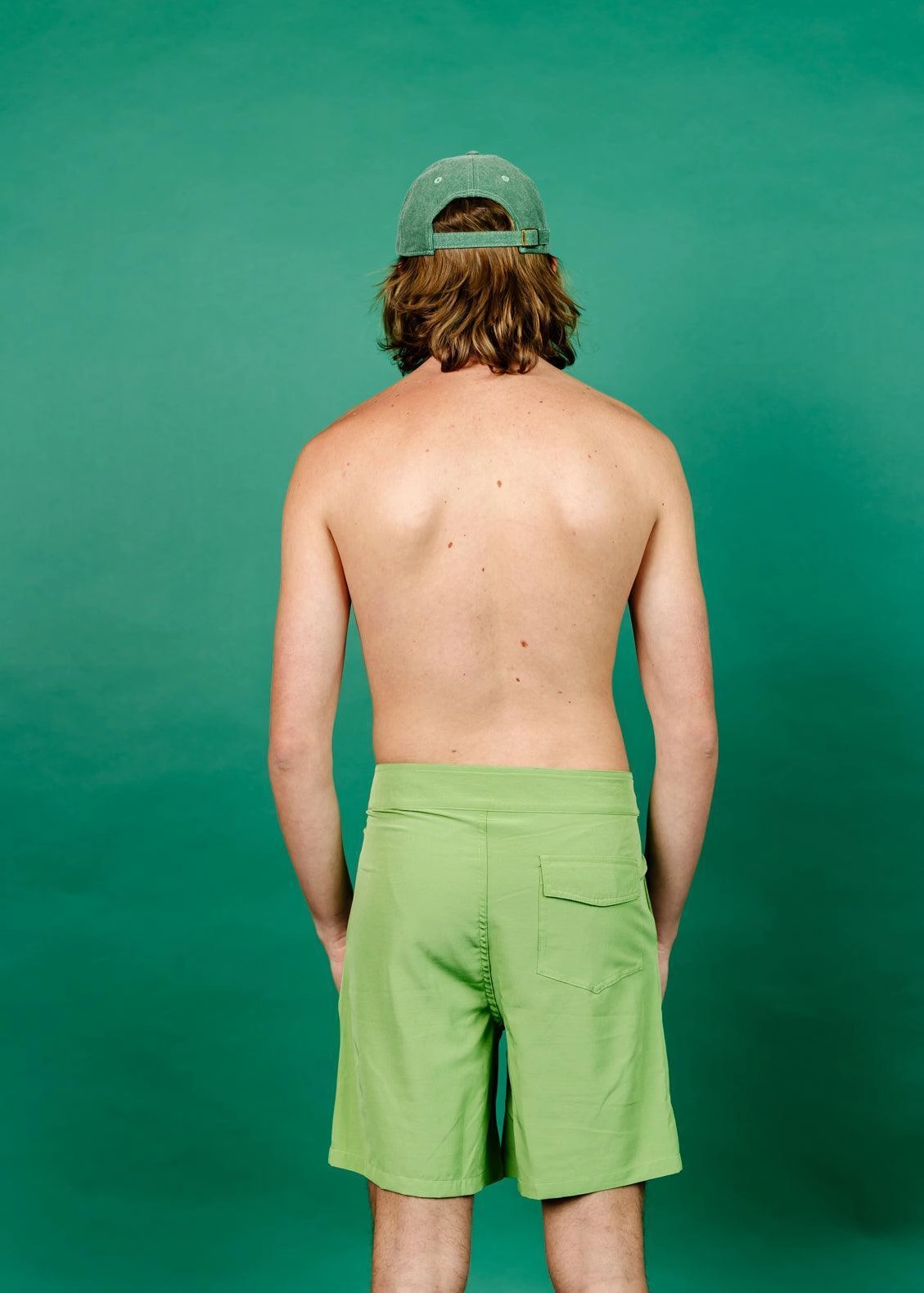 Sweet Pea Green | Men's Swim Trunks