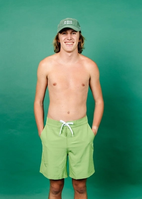 Sweet Pea Green | Men's Swim Trunks