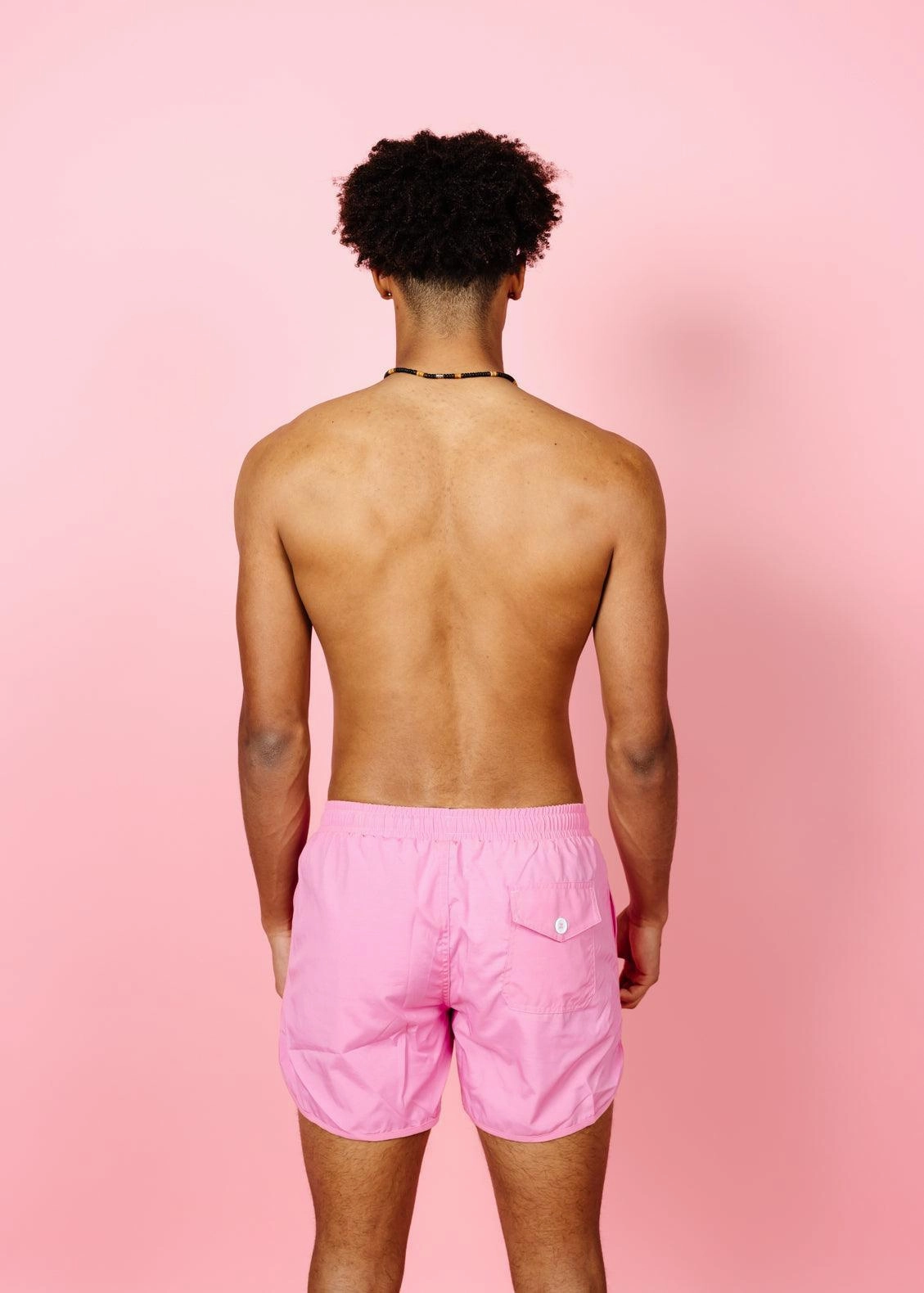 Sweet Pink | Men's Retro Shorties