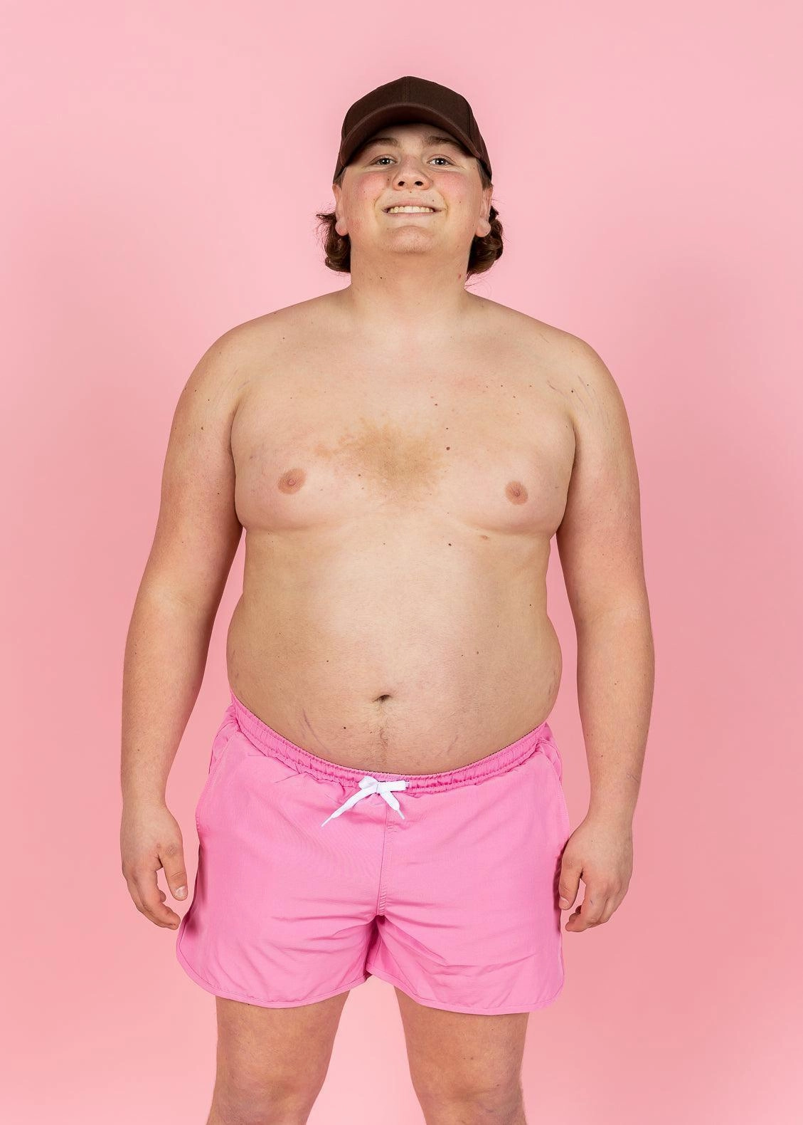 Sweet Pink | Men's Retro Shorties