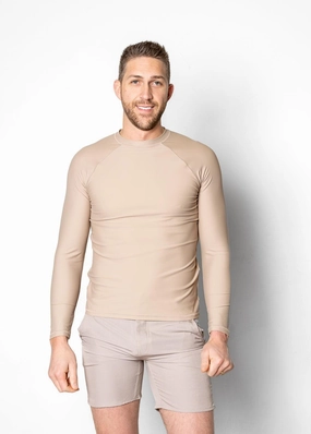Taupe | Men's Rashguard Top