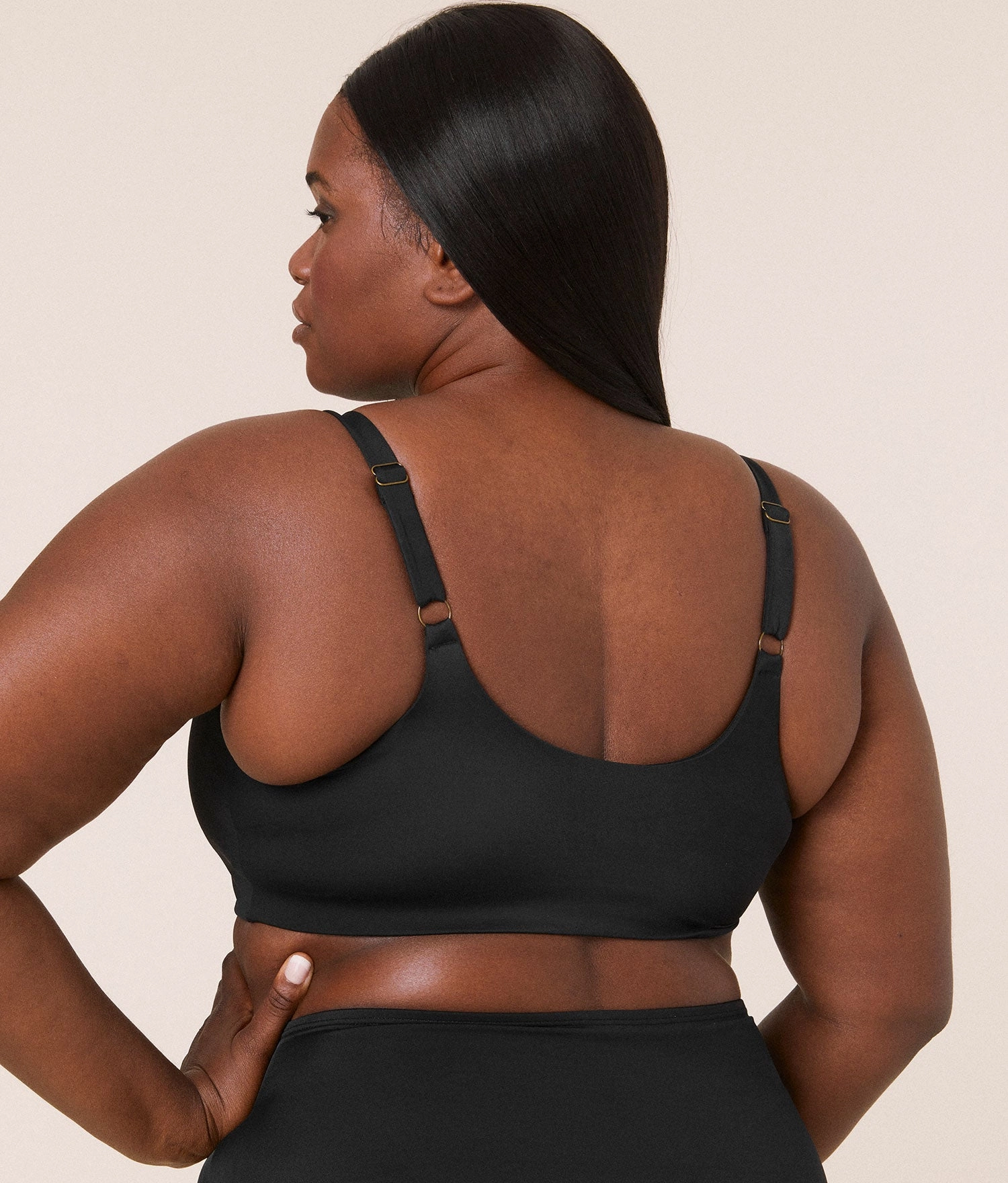 The Maui Bikini Top - Eco Nylon - Black