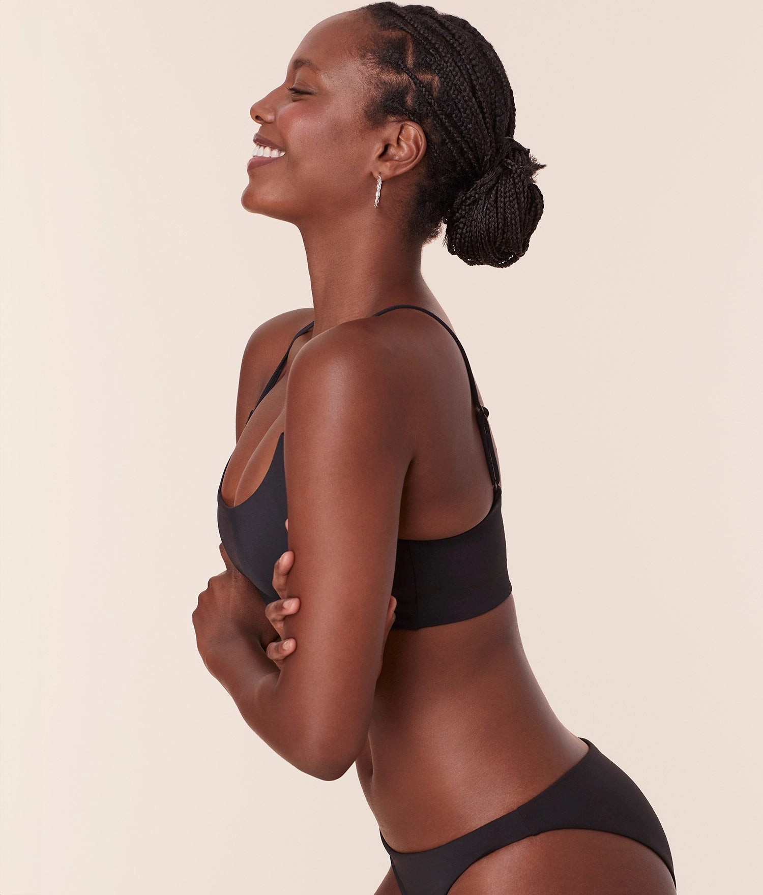 The Maui Bikini Top - Eco Nylon - Black
