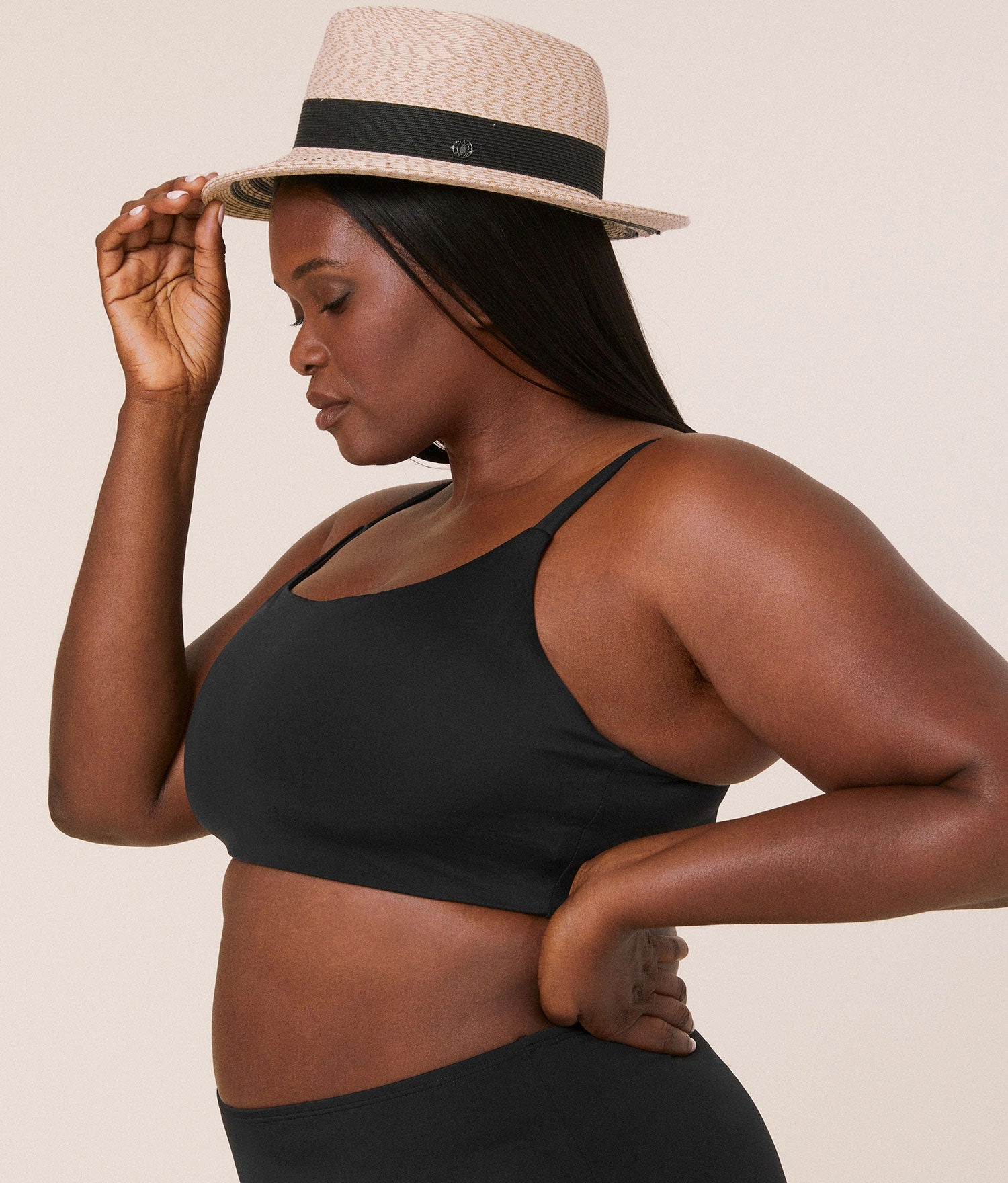 The Maui Bikini Top - Eco Nylon - Black