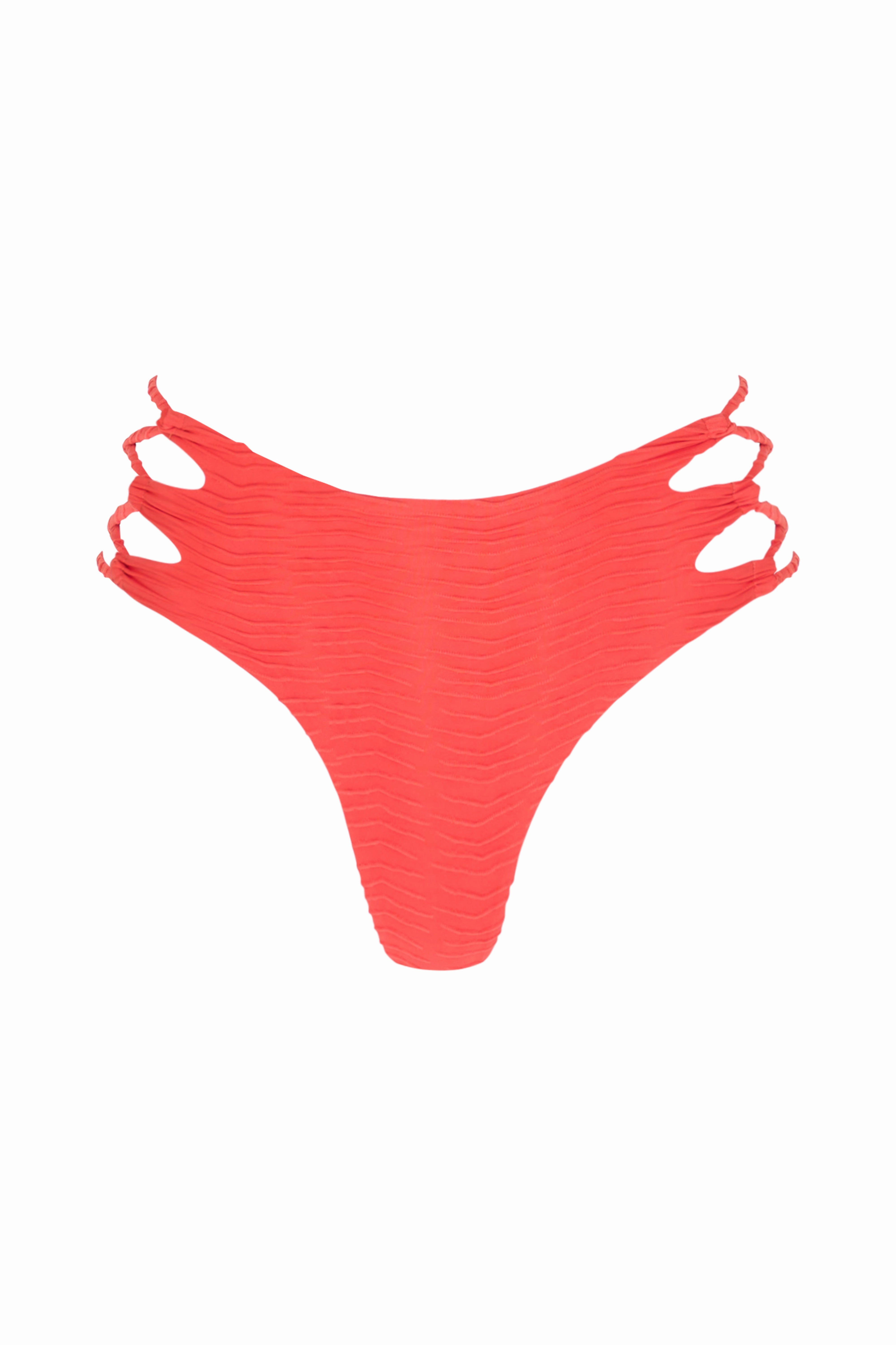 Theo Bikini Bottom - Hibiscus Weave