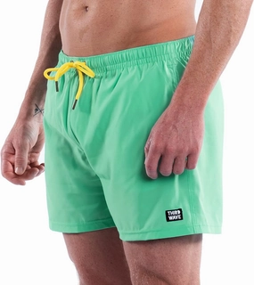 Third Wave Premium Swim Trunks - Men's 5 Inch Inseam Quick Dry Swim Shorts for Beach and Swimming