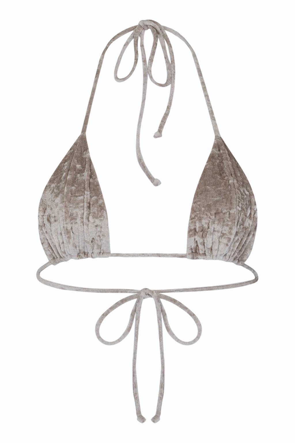 Tropez Bikini Top - Natural Velvet