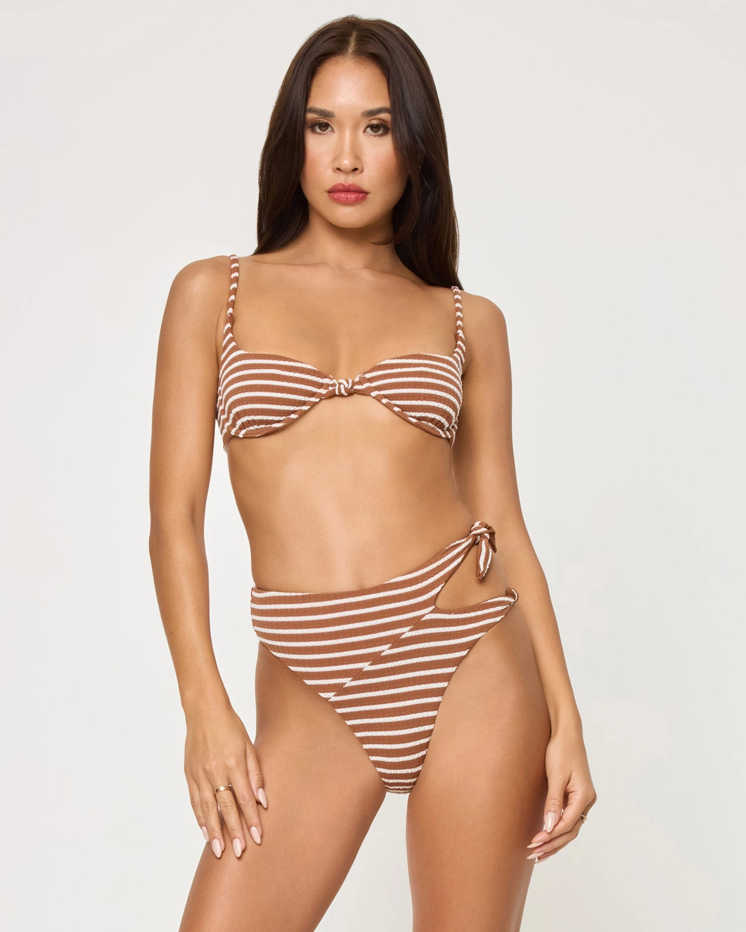 Tulip Bikini Top - Brown Sugar