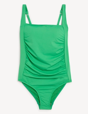 Tummy Control Padded Square Neck Swimsuit