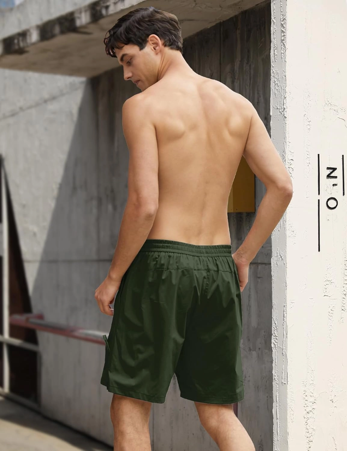 TUONROAD Mens Swim Trunks with Compression Liner 2 in 1 Board Shorts 7 Inch Quick Dry Swimming Shorts with Zipper Pockets