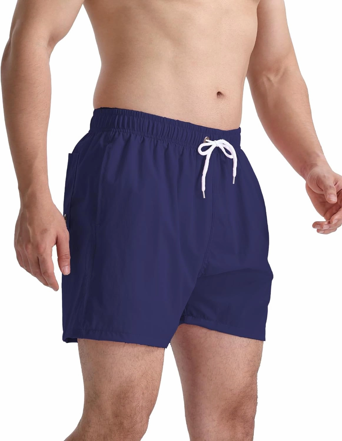 TUVEKE Men's Swim Trunks Quick Dry Bathing Suit for Men 5 Inch Inseam with Mesh Liner Mens Swimming Shorts Beach Shorts S-XXL