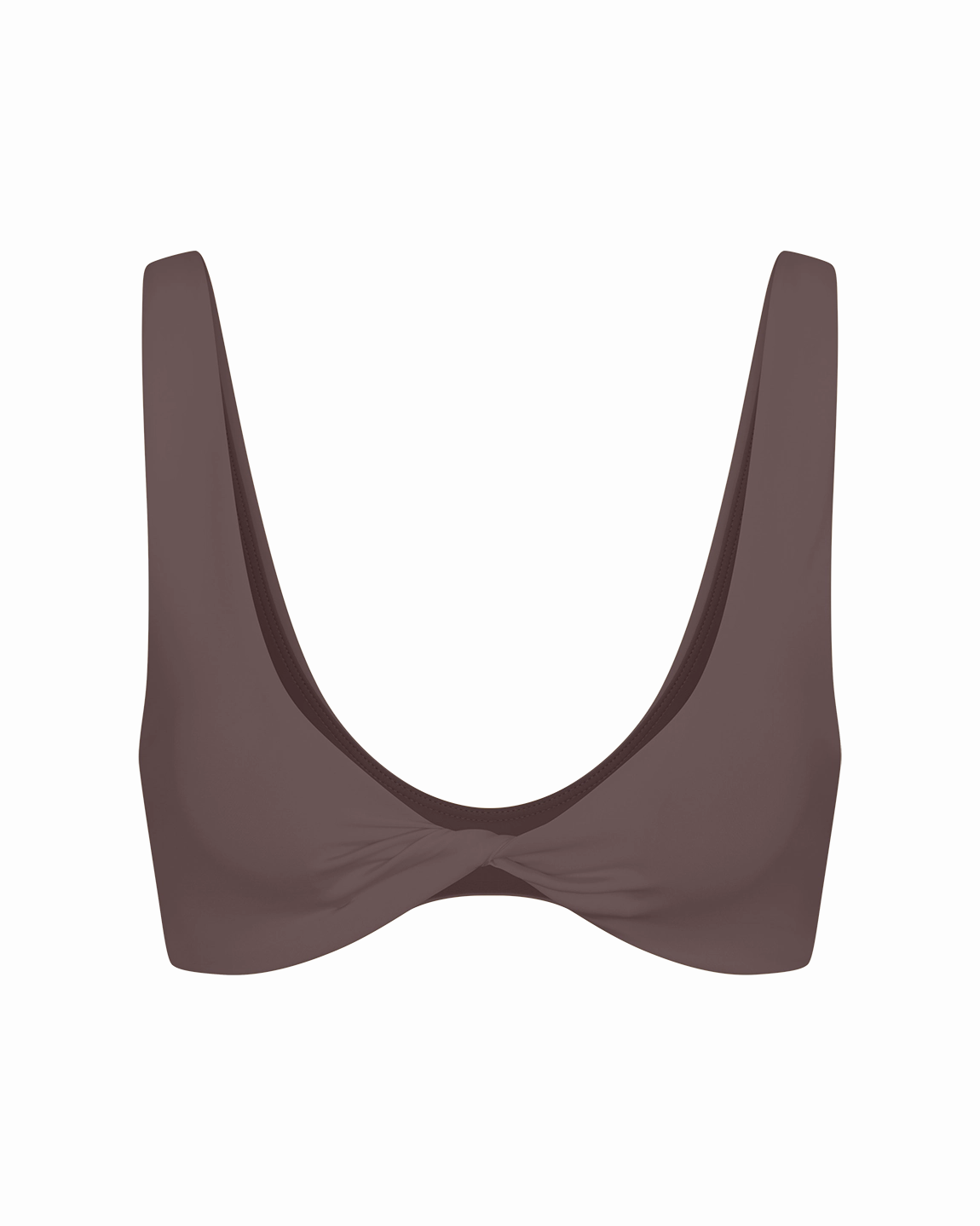Twisted Plunge Top - Stormy