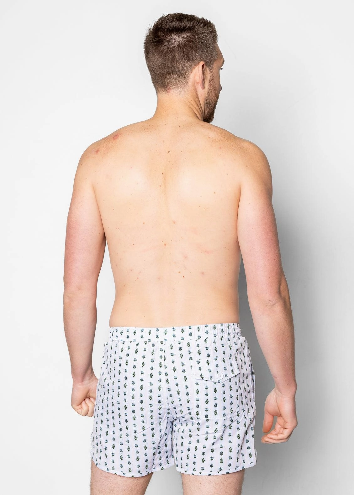 Vintage Blooms | Men's Retro Shorties