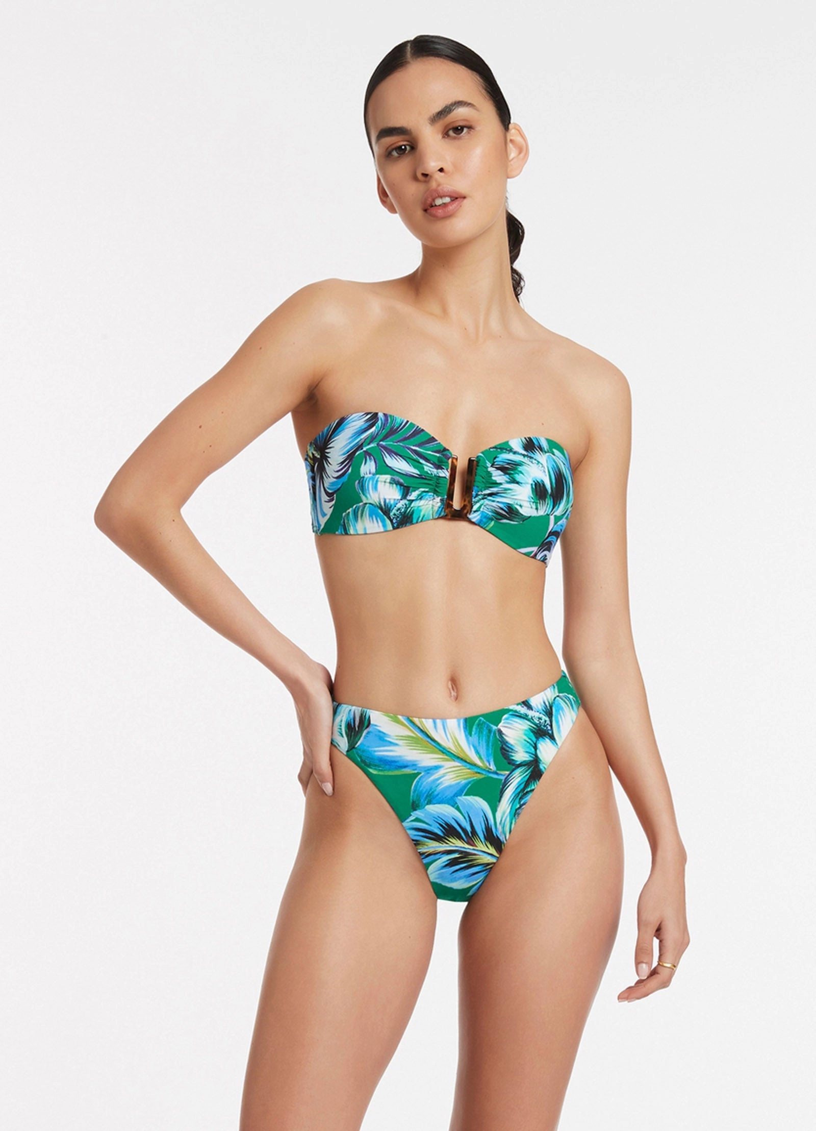 Viva High Leg Pant - Emerald