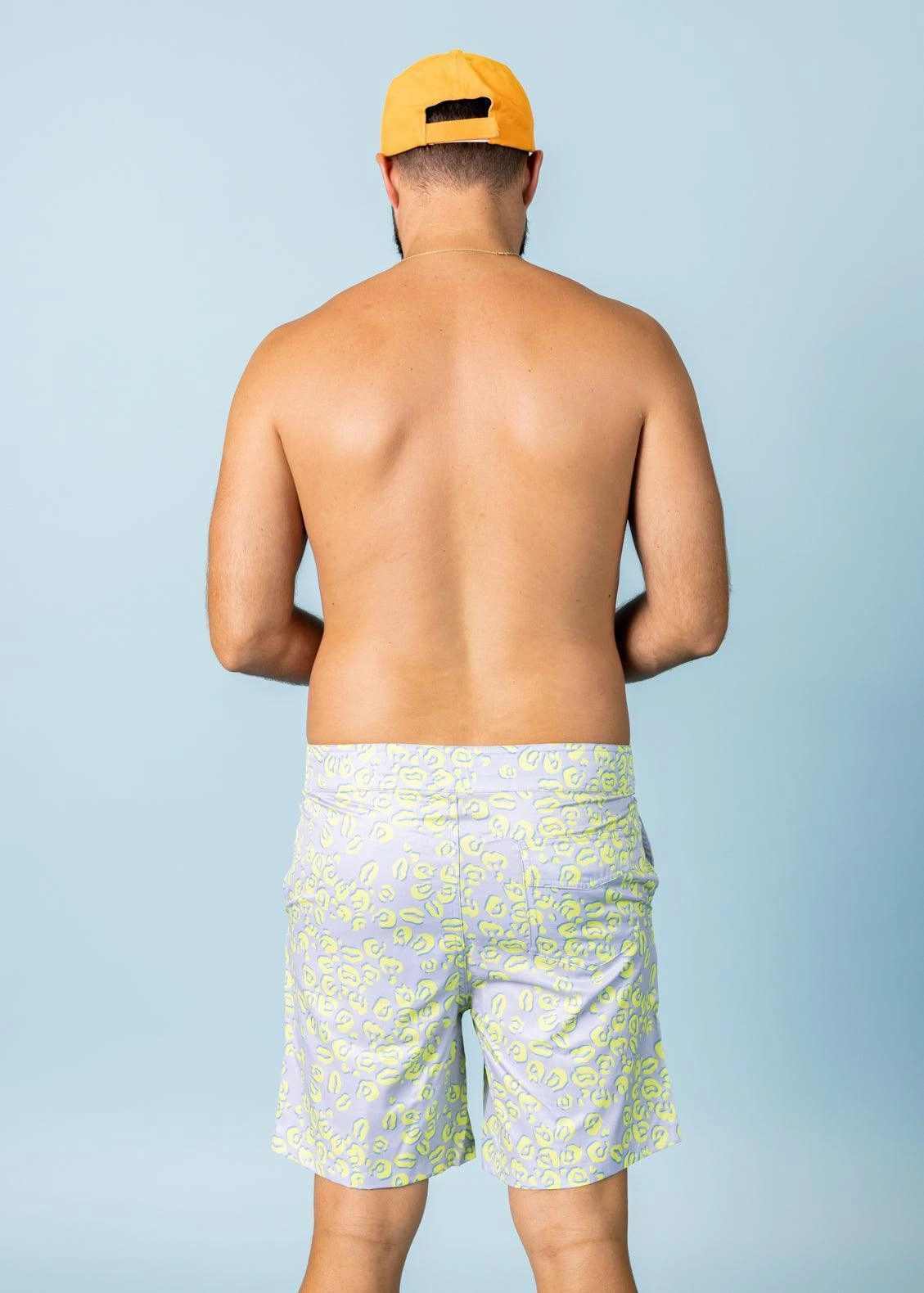 Vivid Cheetah | Men's Swim Trunks
