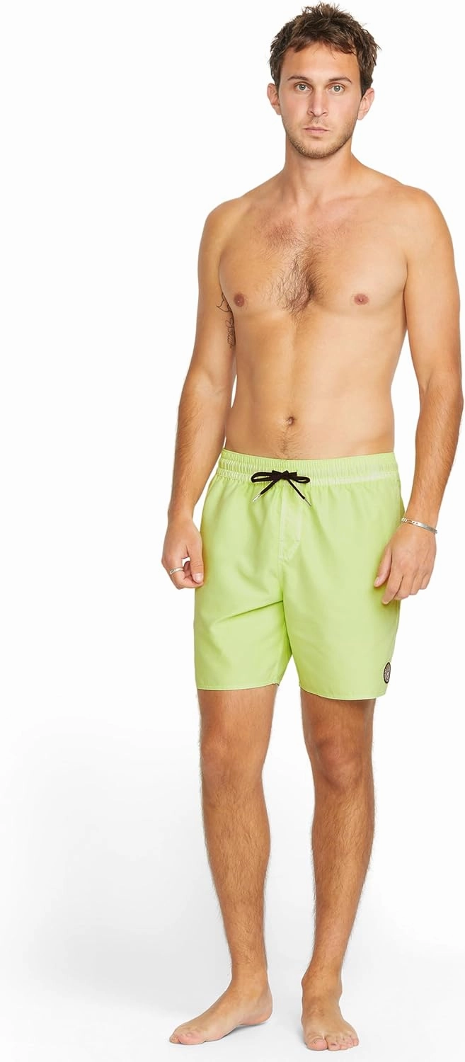 Volcom Men's Standard 17-inch Elastic Waist Surf Swim Trunks