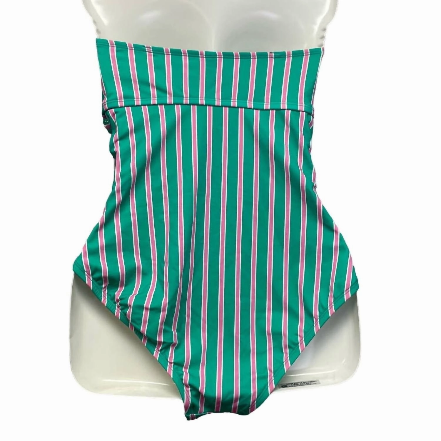 Women's Upf 50  Detachable Strap Swim Suit In Striped