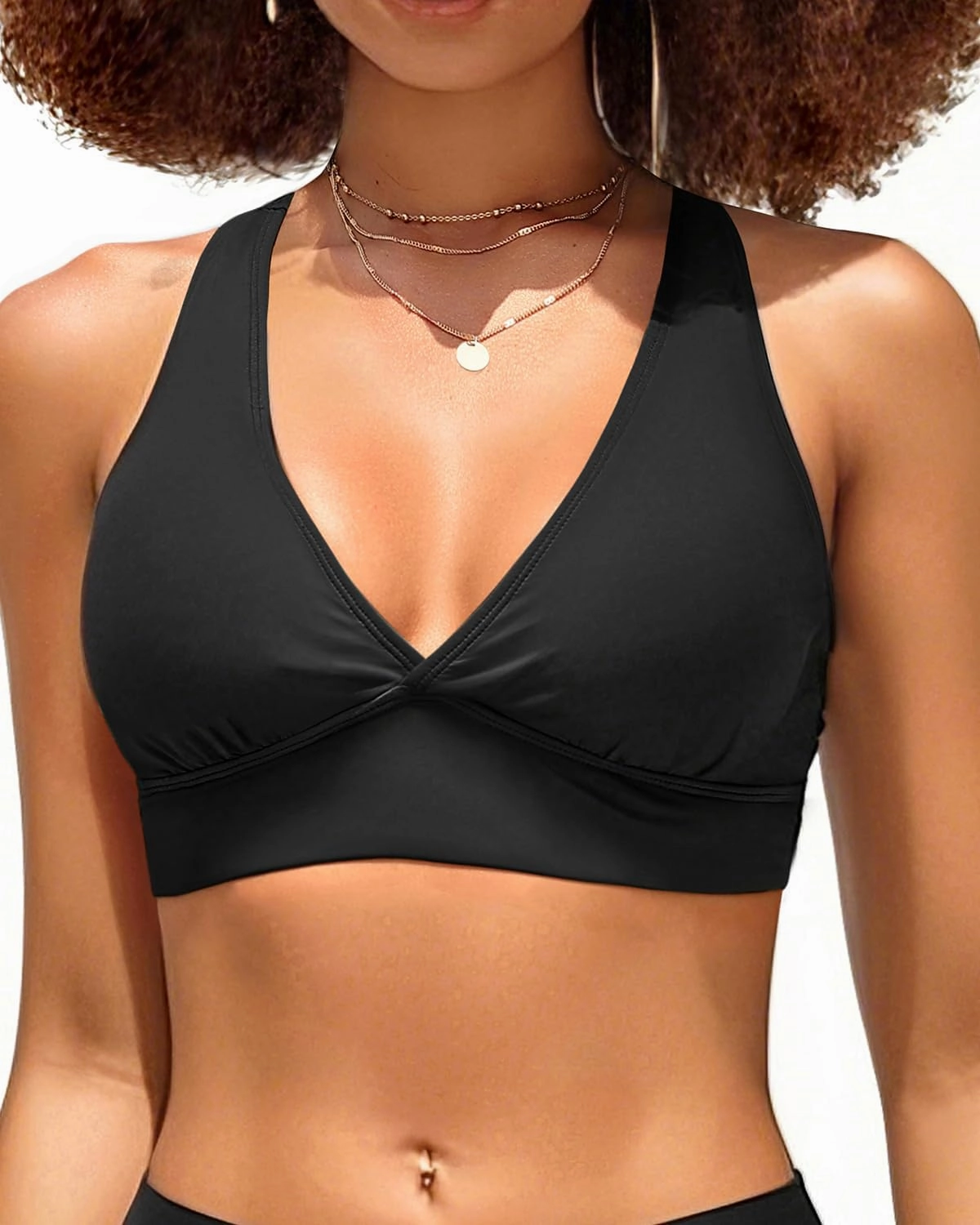 Women Underwire Bikini Top Only - Push Up Swimsuit Top Large Bust Bathing Suit Tops 2025 Supportive Swim Tops