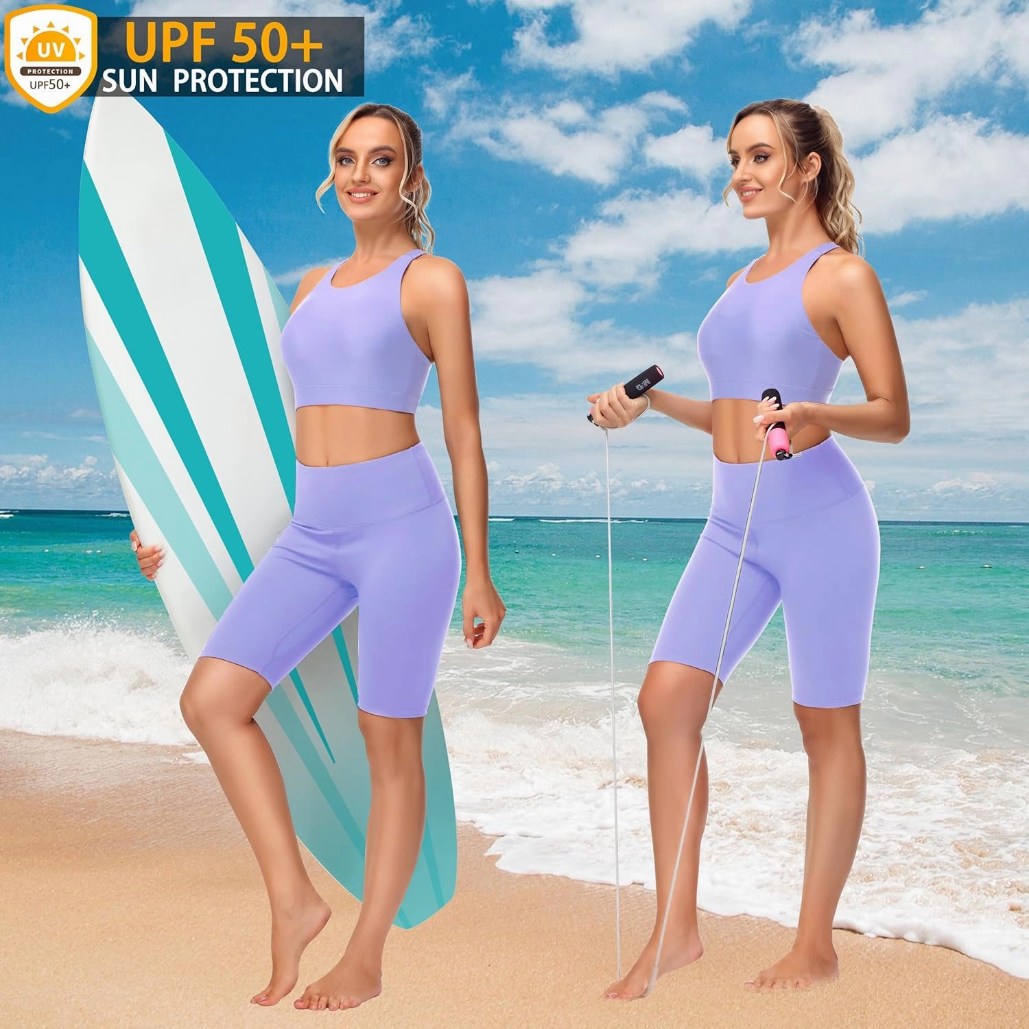 Womens Swim Bra Bikini Tops for Under Swim Shirt Sports Swimsuit Top Modest High Neck Removable Padded Quick Dry UPF50